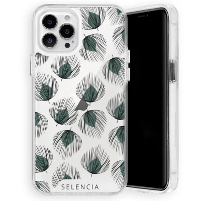 Afbeelding van Selencia Hoesje Geschikt voor iPhone 13 Pro Zarya Fashion Extra Beschermende Backcover Feathers