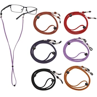 Afbeelding van LAOYE Brilband brilketting dames brillenkoord heren voor zonnebrillen, leesbrillen, veiligheidsbril set van 6 stuks brillenbanden