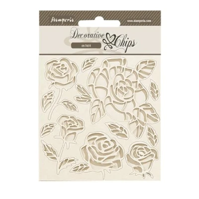 Afbeelding van Stamperia SCB219 decoratieve chips, meerkleurig, 14 x 0,1 cm