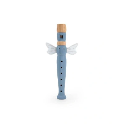 Afbeelding van Label Fluit Hout Blue