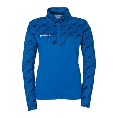 Afbeelding van uhlsport Football Progressive 28 Poly Veste d&#039;entraînement pour femme de sport Sweat sans capuche avec col montant et poches zippées Coupe cintrée