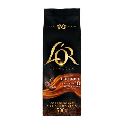 Afbeelding van L&#039;OR Espresso Colombia koffiebonen 500 GR g