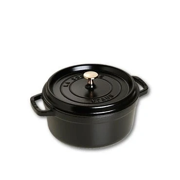 Afbeelding van Staub Ronde stoof / braadpan 24cm zwart 1102425