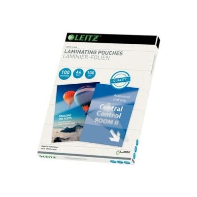Image de Leitz Brillant A4 (210 x 297 mm) pochettes plastifiées