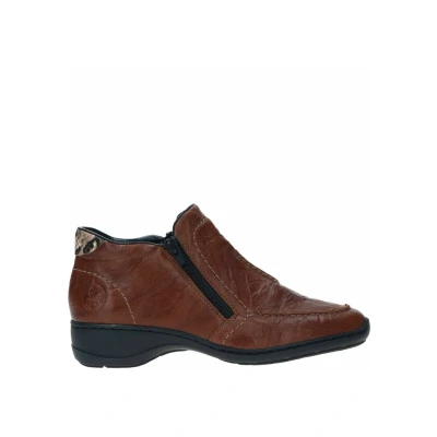 Afbeelding van Rieker Korte laarzen Brown, Dames, Maat: 36, Brown Leer
