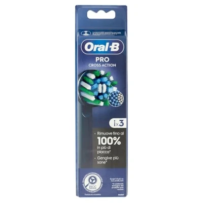 Afbeelding van Oral B Pro Cross Action 3 stuk(s) Zwart