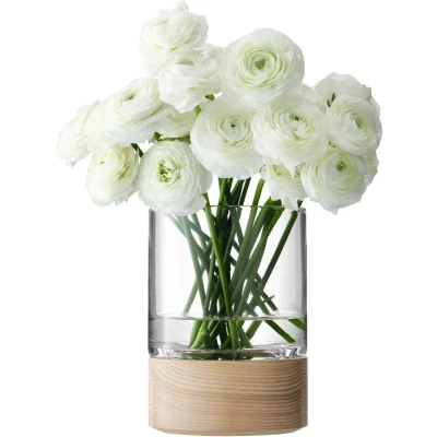 Afbeelding van L.S.A. Lotta Vaas of Kandelaar 18 cm Transparent / Glass