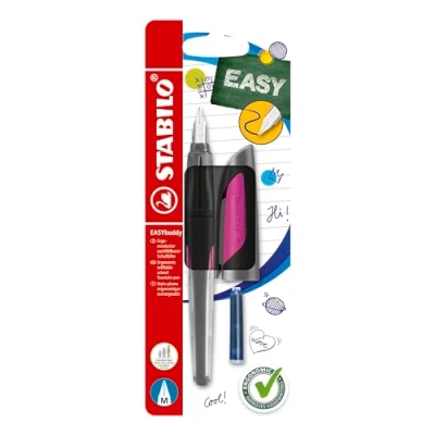 Image de STABILO Stylo plume EASYbuddy M, noir/magenta