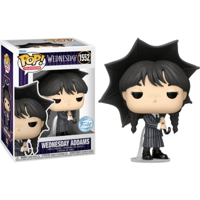 Afbeelding van Funko Pop! Movies: Wednesday (2022) with Umbrella #1552 Special Edition Exclusive