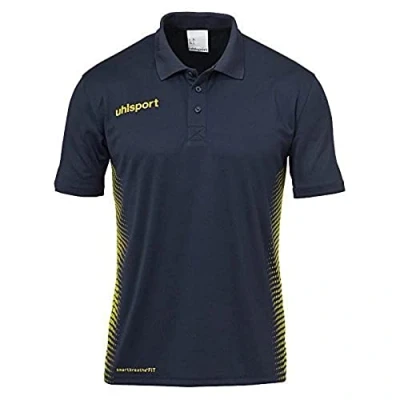 Afbeelding van Uhlsport Score Polo Shirt Kind Marine Fluo Geel Maat 140