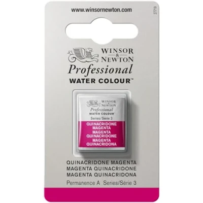 Afbeelding van Winsor &amp; Newton Professionele aquarelverf Aquarelverf, hoge helderheid, lichtecht, archiefkwaliteit, halve emmer, Quinacridone Magenta kleur