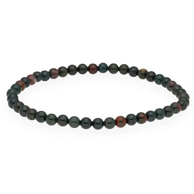 Afbeelding van Lebensquelle Plus Mini Bracelet à boules 4 5 mm en pierres précieuses de qualité supérieure, Eine Grösse, Pierre précieuse, cristal roche