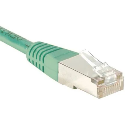 Afbeelding van Exertis Connect Patchkabel F/UTP, CAT.5e, groen, 1,5 m met bijzonder smalle knikbeveiliging (F/UTP, CAT5e, 1.50 m), Netwerkkabel