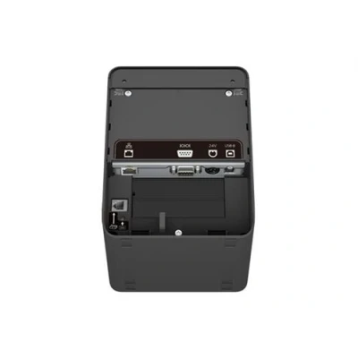 Image de Epson TM L100 (103A0) Imprimante de reçus thermique en ligne Rouleau (7,95 cm) 203 x ppp jusqu&#039;à 170 mm/sec USB 2.0, Gigabit LAN, série outil coupe noir