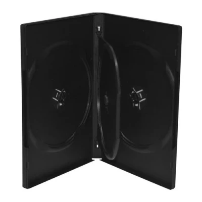 Image de MediaRange Boîtier pour DVD vidéo capacité : 3 CD/DVD noir (pack de 50)
