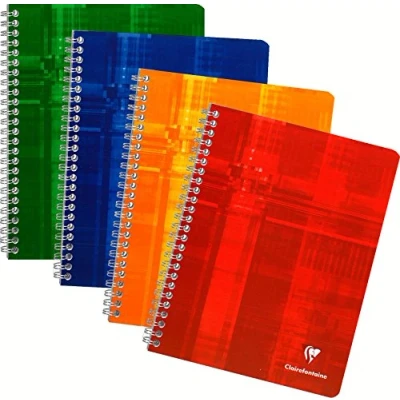 Afbeelding van Clairefontaine 8722C verpakking met 5 schriften, 17 x 22 100 pagina&#039;s