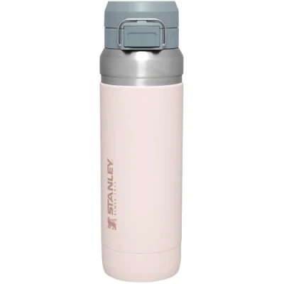 Afbeelding van Stanley Quick Flip Roestvrijstalen Waterfles 1.06L Houdt 18 Uur Koud Lekvrije Drinkfles Thermosfles BPA Vrij Geschikt Voor Auto Bekerhouder Vaatwasmachinebestendig Rose Quartz