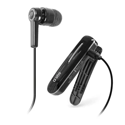 Image de SBS Bluetooth EarSet with Clip Micro casque intra auriculaire sans fil noir