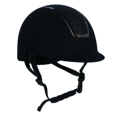 Afbeelding van Harry&#039;s Horse Cap Regal Velvet Sparkle Zwart 58 60cm Agradi.be