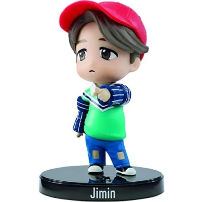 Afbeelding van BTS mini vinyl figuur Jimin Koreaanse band lid (Mattel GKH81)