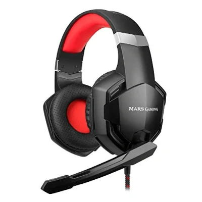 Afbeelding van Mars Gaming MHX headset met microfoon, superbas, ruisonderdrukking