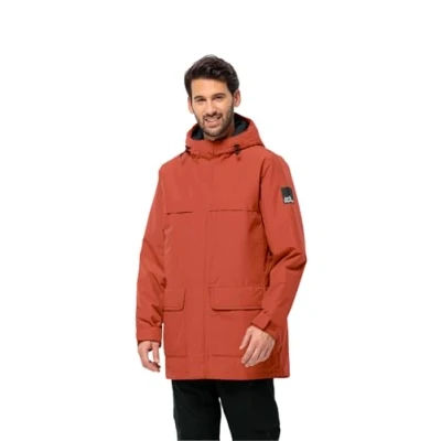 Afbeelding van Winterlager Parka Outdoor Jack Heren Intense Rust 600 L Rood