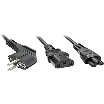 Image de Lindy Câble d&#039;alimentation CEE 7/7 (P) pour IEC 60320 C13 C5 noir