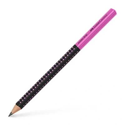 Image de FABER CASTELL 511911 Jumbo Grip Two Tone Crayon à papier Dureté HB Noir/rose 1 pièce