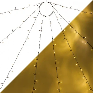 Afbeelding van Lichtmantel kerstboom 8 x 4 meter Konstsmide (400 LEDs, Fonkelend, Binnen/Buiten)