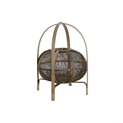 Afbeelding van Kaarshouder DKD Home Decor Natuurlijk Bruin Bamboe 33 x 42 cm