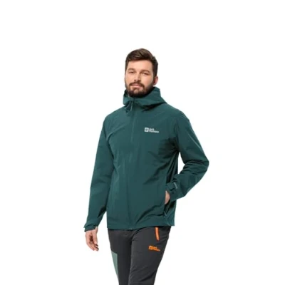 Afbeelding van Jack Wolfskin Robury Outdoorjas, Heren, Maat: Large, Emerald