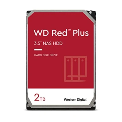 Afbeelding van WD Red WD20EFRX 2 TB 3,5 inch NAS interne harde schijf 5400 rpm klasse, SATA 6 Gbit/s, CMR, 64 MB cache