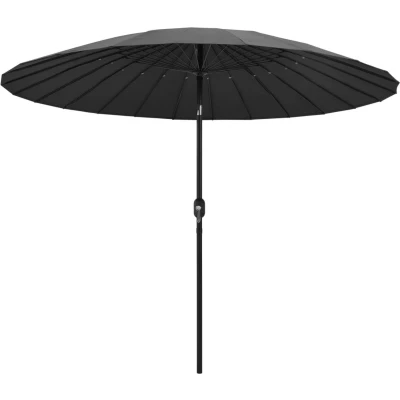 Afbeelding van Parasol met aluminium paal 270 cm antraciet