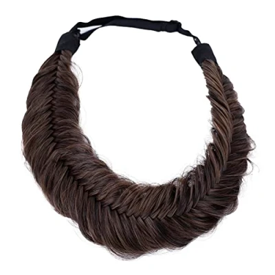 Afbeelding van CAISHA HZ301 Gevlochten Haarband Haaraccessoires Bruin Mix