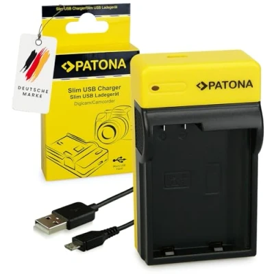 Afbeelding van PATONA Dunne oplader compatibel met Nikon EN EL15 EL15B EL15C batterijen