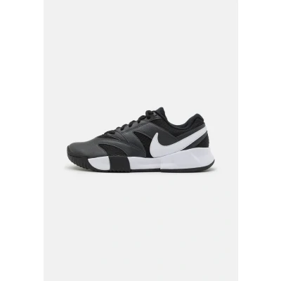 Afbeelding van Nike Performance Court LITE 4 Tennisschoenen voor kleibanen, Heren, Maat: 42.5, Black/white/anthracite Imitatieleer/ textiel