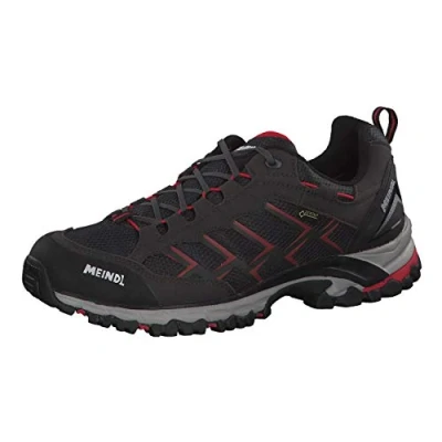 Afbeelding van Meindl Caribe Gtx Gore Tex Wandelschoenen Heren Zwart / Rood Maat: 44