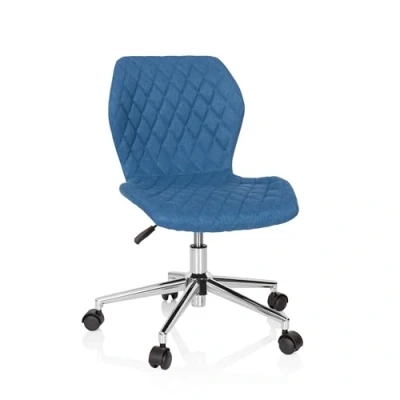 Afbeelding van hjh OFFICE JOY II Kinder bureaustoel Blauw Stof