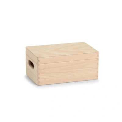 Afbeelding van Zeller Houten kist 60x40x24 cm met deksel