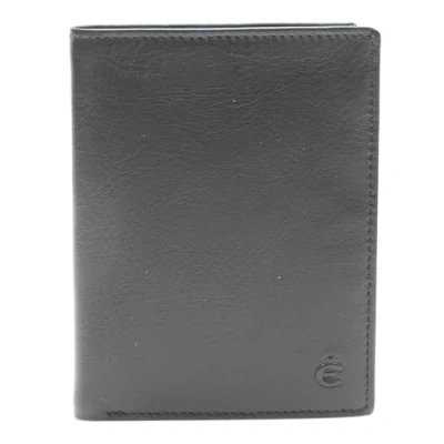 Afbeelding van Esquire Leren Portemonnee Slim Wallet High Black Zwart