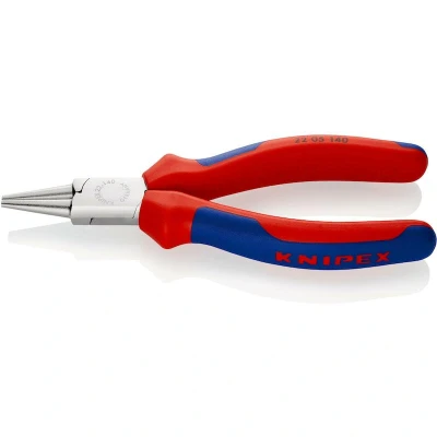 Image de KNIPEX 22 05 140 pince à courber ronde avec poignées multi composants chromées mm