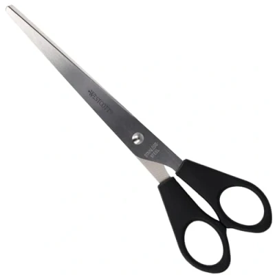 Afbeelding van Westcott Schaar, 17,1 Cm, Symmetrische Ogen, Zwart Schaar