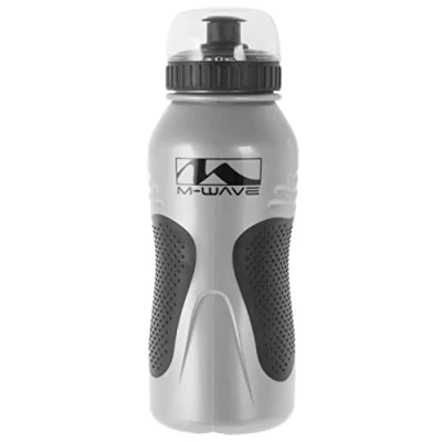 Afbeelding van Bidon Mighty 600ml met anti slip zilver