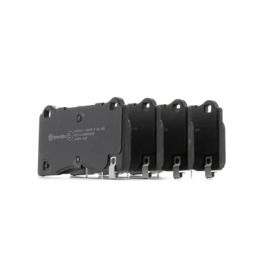 Afbeelding van BREMBO P 09 028 Remblokkenset Met akoestische slijtagewaarschuwing anti kreukplaat toebehoren TESLA: Model Y, 3