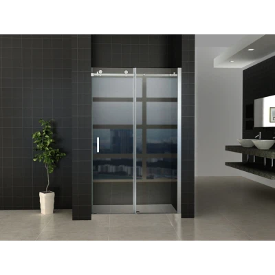 Afbeelding van Wiesbaden Slide schuifbare nisdeur 2 d. 1200x2000 chr.8mm NANO