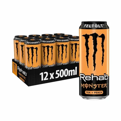 Afbeelding van Monster Energy Rehab Peach Tea (12 x 500 ml)