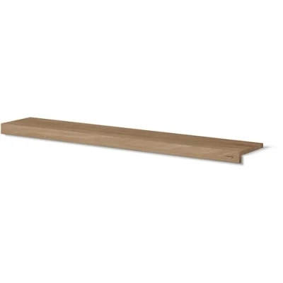 Afbeelding van Looox Wooden Cover nisplank 100 cm inkortbaar Old