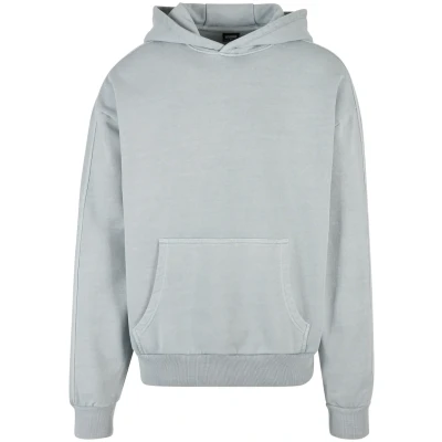 Afbeelding van Urban Classics Garment DYE Hoodie, Heren, Maat: Large, Summerblue