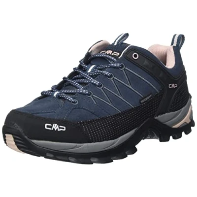 Afbeelding van CMP Rigel LOW Trekking Shoes WP Outdoorschoenen, Dames, Maat: 36, Asphalt/antracite/rose Leer/ synthetisch