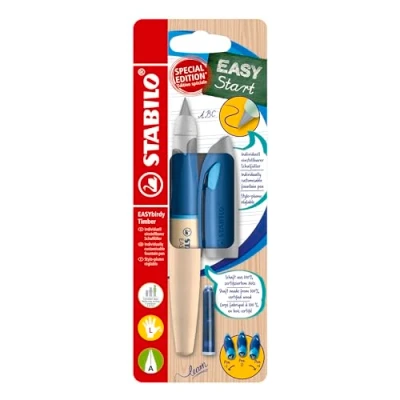 Afbeelding van STABILO, zz3_ARCHIV_Pen_to_pen, Vulpatroon A EASYbirdy Houtblauw (Blauw)